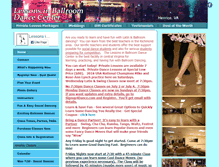 Tablet Screenshot of lessonsinballroom.com